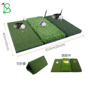 Tapis de golf Ls 40,5x63,5 cm en gazon artificiel pour entraînement extérieur avec base antidérapante écologique pour la pratique du swing - Product Image 2