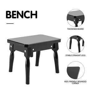 30 مفتاحًا للأطفال بيانو خشبي لعبة موسيقية للأطفال لعبة موسيقية صغيرة لوحة مفاتيح للأطفال تنسيق اليد والعين باللون الأسود - Product Image 3