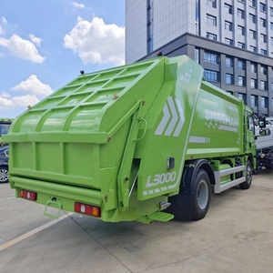 Precio de Fábrica, Camión de Basura de Compresión Shacman L3000 de 15 cbm, Camión Compactador de Residuos de Alta Capacidad de 15000 L - Product Image 4