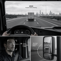 Caméra embarquée E-Link Star ET2G 2CH 2K 4G/WiFi GPS ADAS 1 To TF Étanche Vision Nocturne Double Objectif DVR Flotte Garantie 1 An