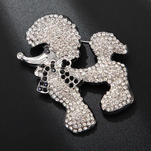 Broche vintage <span class=keywords><strong>de</strong></span> aleación con diamantes <span class=keywords><strong>de</strong></span> imitación <span class=keywords><strong>de</strong></span> poodle <span class=keywords><strong>para</strong></span> <span class=keywords><strong>mujer</strong></span>, pin <span class=keywords><strong>de</strong></span> solapa brillante <span class=keywords><strong>de</strong></span> cristal con forma <span class=keywords><strong>de</strong></span> cachorro, rosa y azul, <span class=keywords><strong>para</strong></span> blazer, abrigo, fiesta, boda - Product Image 6