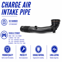 Tuyau d'admission d'air moteur en gros pour BMW MINI OE 13717627502, tube de conduit d'admission, soufflet de filtre à air, pièces de rechange automobiles