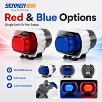 CJB55DM Altavoz de 25W para Vehículos, Luces de Emergencia, Sirena de Alarma 24v 12v para Motocicleta de Patrulla, Integrado con Altavoz de Sirena