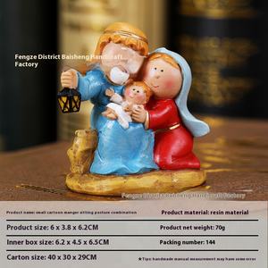 Pequeña resina ecológica, decoración navideña <span class=keywords><strong>de</strong></span> escritorio, personaje <span class=keywords><strong>de</strong></span> dibujos animados transfronterizo, combinación <span class=keywords><strong>de</strong></span> pesebre <span class=keywords><strong>de</strong></span> <span class=keywords><strong>nacimiento</strong></span>, accesorios <span class=keywords><strong>de</strong></span> regalo <span class=keywords><strong>de</strong></span> <span class=keywords><strong>Navidad</strong></span> - Product Image 6