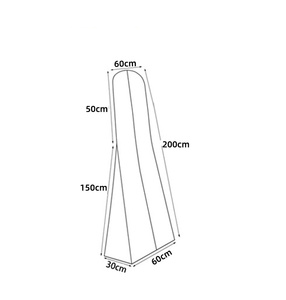 Vente chaude en gros directement de l'usine, robe de mariée de luxe rose personnalisée, sac de <span class=keywords><strong>vêtement</strong></span>, robe de mariée avec fermeture éclair - Product Image 5