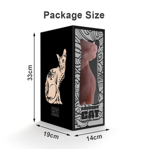 Modèle d'entraînement en silicone pour tatouage Chat Sphynx, texture de peau réaliste, courbes corporelles, pour artistes tatoueurs et débutants, outil de pratique - Product Image 5