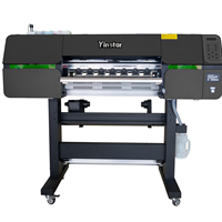 Meilleur prix imprimante DTF 60cm Machine d'impression 24 pouces avec 2 têtes I3200 vente chaude Machine d'impression à jet d'encre société professionnelle