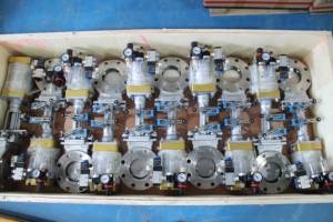 COVNA Válvula de cuchilla neumática con brida de entrega urgente 150LB de acero inoxidable para lodos - Product Image 2