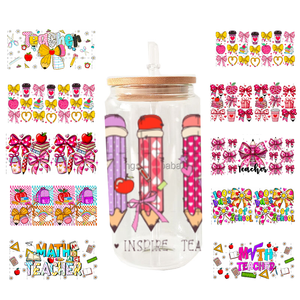 Trasferimenti UV DTF all'ingrosso per tazze Libbey da 16 oz, impermeabili, per il ritorno a scuola degli insegnanti - Product Image 3