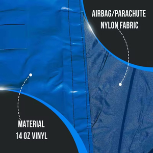 Vente directe d'usine 14 Oz Airbag Parachute tissu vinyle bâche rouleau bâche <span class=keywords><strong>Ultra</strong></span> <span class=keywords><strong>léger</strong></span> extérieur bleu bois remorque bâche - Product Image 3