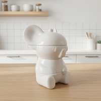 Service de table en mélamine HCMA pour mariage, motifs 3D de dessins animés, assiettes de présentation, plats, bols, incassable, qualité alimentaire