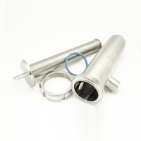Filtro manual angular para mosto de vino, con filtro de malla de 100 mesh, de 1'-4', de acero inoxidable SS304 SS316L, accesorio DN25-DN100 para agua