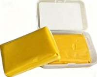 Barre d'argile magique pour le detailing automobile, personnalisée, bleue, orange, blanche, rouge, grise, verte, violette, 100g, élimination concentrée des taches, en boîte