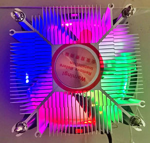 พัดลมระบายความร้อน PWM อเนกประสงค์สำหรับ Intel 7th 9th 11 12 Gen 1200 1366 1700ชิป I3 <span class=keywords><strong>I5</strong></span> I7โปรเซสเซอร์ซีพียูเย็น85W - Product Image 4