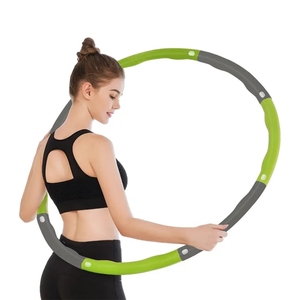 YIWU Anneaux LED intelligents pondérés avec logo personnalisé Boucles Hula de fitness pour adultes et enfants Perte de poids Équipement d'exercice <span class=keywords><strong>Hoola</strong></span> - Product Image 6