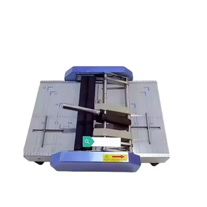 Máquina de encuadernación y plegado de sobremesa Nantong 8200A, fabricante de folletos A3 de alta precisión para uso en oficina - Product Image 5