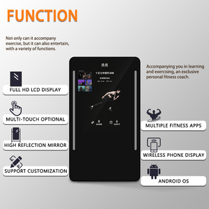 Miroir de fitness intelligent axé sur le bien-être, miroir interactif pour l'amélioration des exercices, système de gym intelligent XKSF-001 Smart Fi - Product Image 2