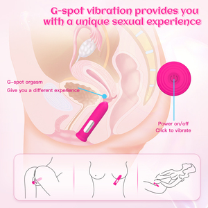 Mini Masajeador de Varita Ylove Vibrador Tipo Bala de 10 Funciones Juguete Sexual para Mujeres Materiales de Silicona Suave y ABS - Product Image 6