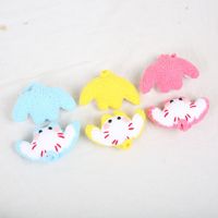 Porte-clés pendentif en crochet motif poisson démon mignon de dessin animé pour chaîne de téléphone portable, accroche-sac, élément animal marin, cadeau créatif
