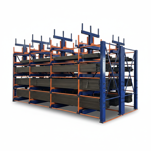 Estantería Cantilever Telescópica Eléctrica Inteligente para Almacenes Logísticos, Sistema de Almacenamiento Automatizado para Perfiles de Tubos Metálicos, OEM - Product Image 1