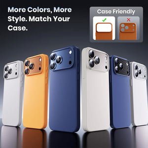 Premium AR Metal Armor Cubierta completa Lente DE LA CÁMARA Protector de pantalla de vidrio para iPhone 17 16 15 14 13 Pro Max 17Air Lens Protector - Product Image 2