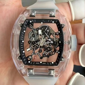 High-quality Transparent Crystal case 055 Skeletonized <b>Automatic</b> Mechanical <b>Wristwatch</b> for Men, a Luxurious Casual Sports Watch - Product Image 2