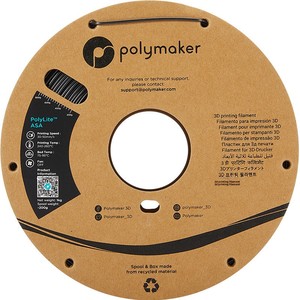 Filament d'impression 3D <span class=keywords><strong>Polymaker</strong></span> PolyLite, matériau <span class=keywords><strong>ASA</strong></span>, haute résistance, résistance aux intempéries, résistance à la chaleur, protection UV, 175 mm, 285 - Product Image 1