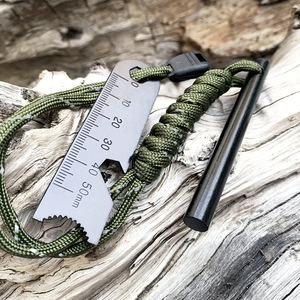 Outdoor <b>Fire</b> Starter Magnesium Rod With Scraper Camping Survival <b>Tool</b> 8x80mm 10x100mm 12.7x127mm - Product Image 3