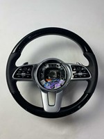 Volant en fibre de carbone LED noir piano personnalisé de style nouveau pour Mercedes-Benz Classe A/B/C/E/G/S CL GL SL AMG GT