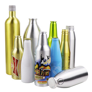 Botella de aluminio personalizada con tapón de rosca, jarabe de azúcar de grado alimenticio, cosmetic100ml, 150ml, 200ml, 250ml, 500ml - Product Image 5