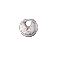Cadenas à combinaison à 4 chiffres en acier inoxydable poli, portable, durable, pour le stockage personnel, réinitialisable, résistant aux intempéries, sans clé