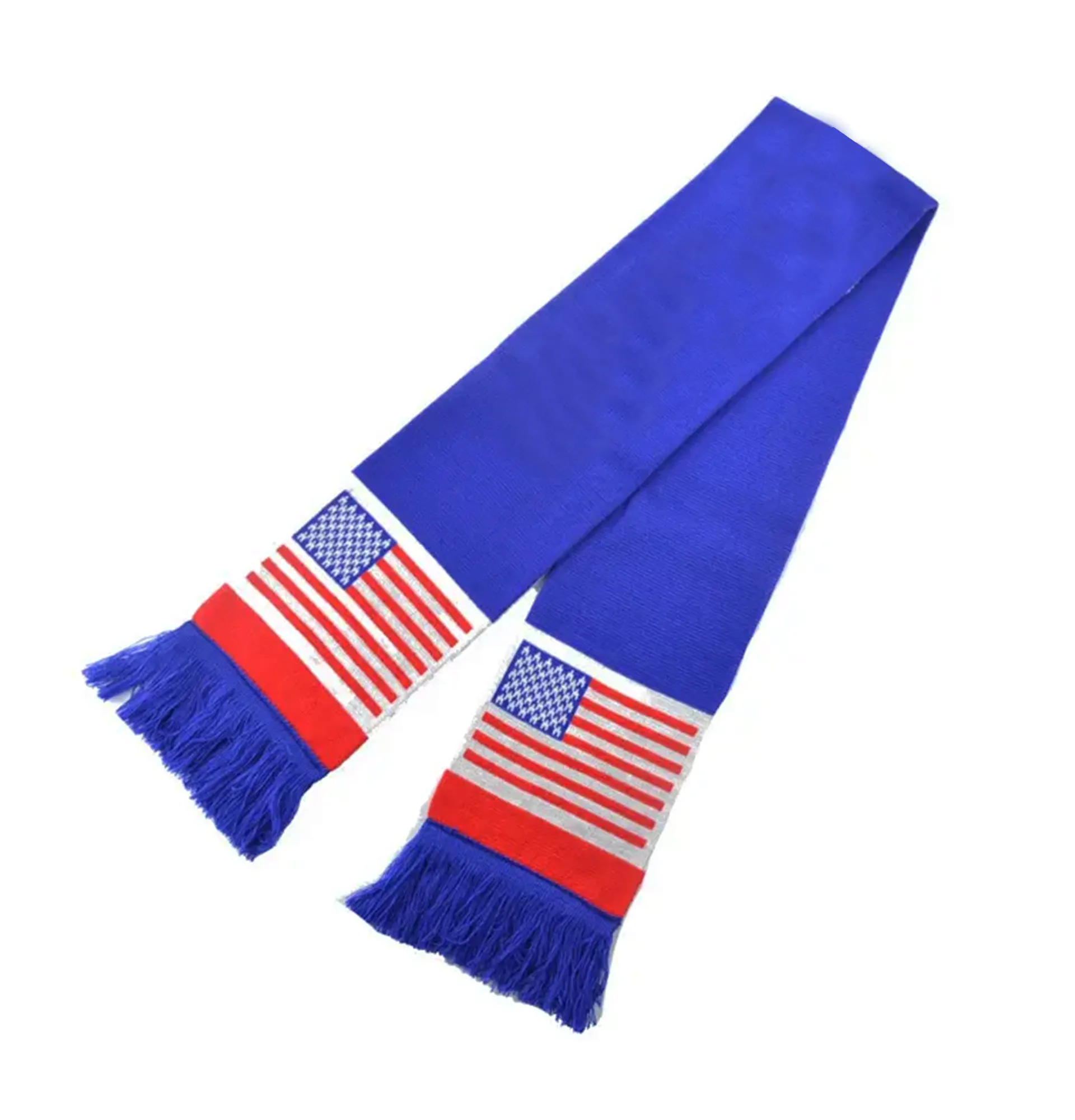 Жаккардовый шарф с флагом США
