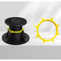 Supports de lit modernes réglables en hauteur en plastique/PP, installation facile, cadre de support de sommier, pied de support 12-98cm