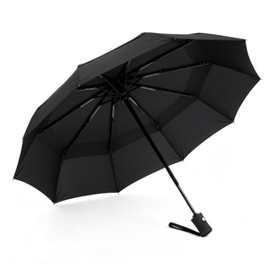 Semi-Automatic Pocket UV Protection <b>Waterproof</b> Five-Folding Double Layer 107cm Open Diameter Windproof Travel Umbrella - Product Image 1