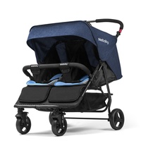 Poussette double pliable Purorigin 2026, best-seller, chariot à deux places, poussette jumelle avec deux sièges ergonomiques