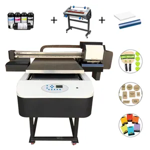 Lancelot 6090 Direct Naar Ab Film Pen Telefoonhoesje Fles Mok Golf Pvc Kaart Uv Sticker Printer Met Vacuüm Platform 2 Xp600 Hoofden