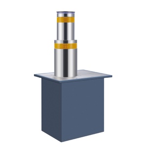 <strong>Level</strong> 2 Automatic Rising Bollards Reinforced Stainless Steel Parking Space Bollards Impact-Resistant Steel Pipe Warning <strong>Posts</strong> - Product Image 1
