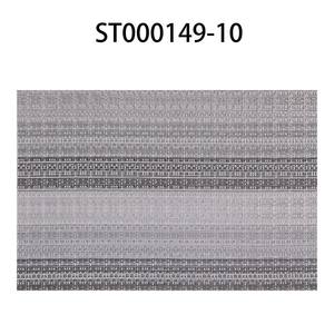 Vente en gros tapis anti-brûlure de couleur dégradée support de napperon en PVC tapis de mariage personnalisé tapis de drainage de cuisine napperon à rayures - Product Image 2