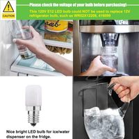 220V E14 tambour de séchage ampoule LED 2W blanc froid 6000K veilleuse avec base à vis candélabre pour un usage résidentiel