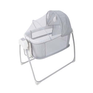 Lit d'appoint portable en métal pour bébé avec hauteur réglable pour nouveau-nés, idéal pour l'hôpital et l'extérieur - Product Image 4