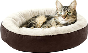 Cabine de l'amour la plus chaude ronde beignet <span class=keywords><strong>chat</strong></span> et chien <span class=keywords><strong>coussin</strong></span> lit quatre saisons chien petit moyen grand chien tapis de couchage Stock - Product Image 5