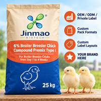 Aliment pour poussins reproducteurs Jinmao 6% : Poudre de minéraux et oligo-éléments avec enzymes pour favoriser la nutrition des poussins/poules – Additif