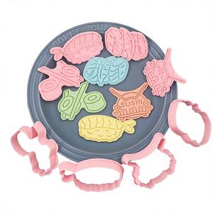 <span class=keywords><strong>Emporte</strong></span>-pièces de la série Sushi, <span class=keywords><strong>emporte</strong></span>-pièces 3D de dessins animés <span class=keywords><strong>japonais</strong></span>, moule à biscuits en argile DIY, moule à biscuits en relief - Product Image 2