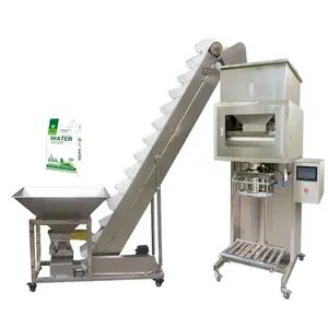 5-50kg दाना अनाज चावल चीनी बीन बैग पैकेजिंग मशीन और सिलाई मशीन