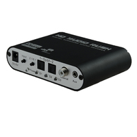 Decodificador de audio analógico envolvente Digital de 2,1/5,1 canales Decodificador de audio estéreo DTS/AC3 5,1 con 2 puertos SPDIF PVC para DVD PS2