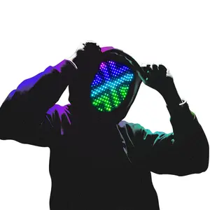 234 LED beads pixel patterns display maschera decorativa per feste con più colori chiari