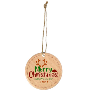 Personalized Christmas Hanging Cut <strong>Wooden</strong> Wells <strong>Ornament</strong> Custom <strong>for</strong> <strong>Garden</strong> - Product Image 4