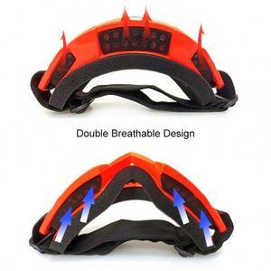 Gafas todoterreno para motocross, gafas de sol para motocicleta, unisex, máscara para MTB y ATV, protección contra el viento, anti-UV, para esquí al aire libre, uso casual - Product Image 5