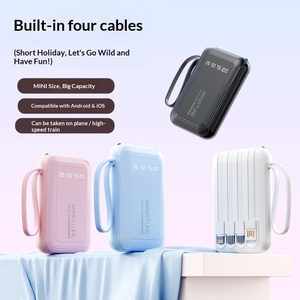 Nueva Mini Batería Externa Portátil de 20000 mAh con Carga Automática, de Plástico, con Logotipo Personalizado - Product Image 5