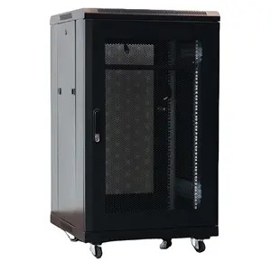 Le Cabinet de réseau de serveur de 19 pouces 24U divisent le support Cabinet600 * 600*1200mm